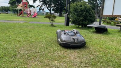 南相馬市高見公園でオートモア４５０Ｘ２台が稼働しています。